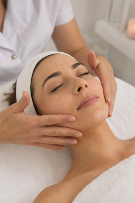 Gezichtsmassage behandeling